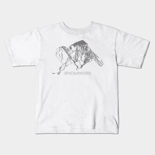 Snowmass Resort 3D Kids T-Shirt